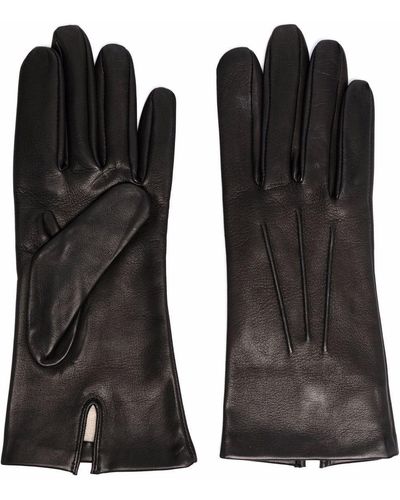 Mackintosh Leren Handschoenen - Zwart