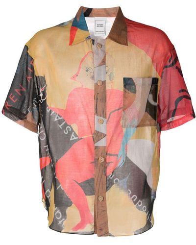 BETHANY WILLIAMS All-over Graphic-print Shirt - Yellow