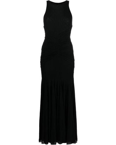 Philosophy Di Lorenzo Serafini Sleeveless Pleated Dress - Black