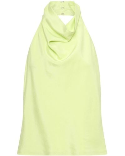 Dion Lee Cowl-neck Sleeveless Top - Yellow