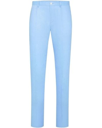 Philipp Plein Linnen Pantalon - Blauw