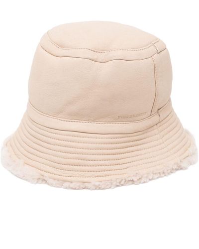 Yves Salomon Reversible Bucket Hat - Natural