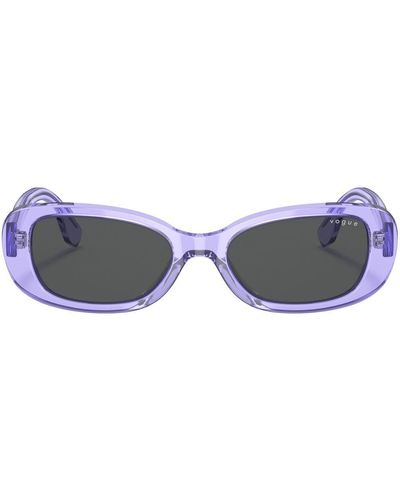 Vogue Eyewear Zonnebril Met Doorzichtig Montuur - Blauw