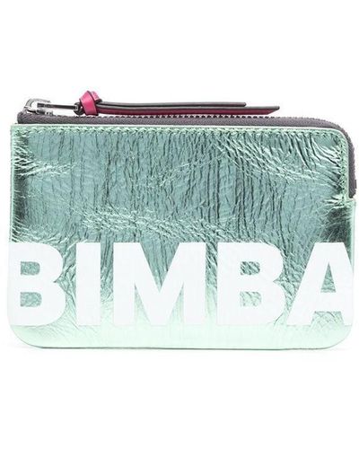 Bimba Y Lola Portemonnaie mit Logo-Print - Grün
