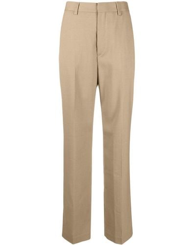 Filippa K Cara Straight-leg Flannel Pants - Natural