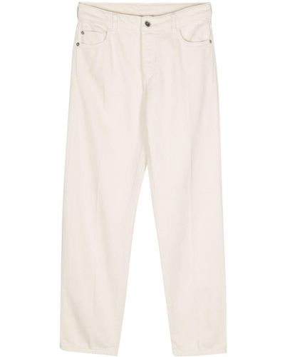 Emporio Armani J04 Straight Pants - White