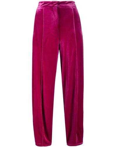 Blanca Vita Poncircus Tapered-leg Trousers - Pink