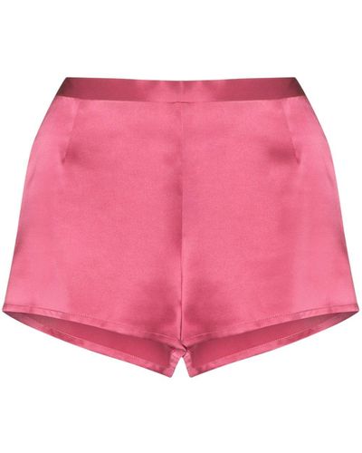 La Perla Silk Pajama Shorts - Pink