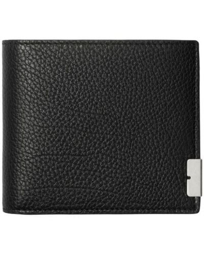 Burberry B-cut Leather Wallet - Black