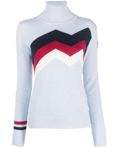 Rossignol Mountain Intarsia-knit Jumper - Blue