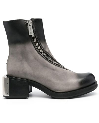 GmbH Sprayed Riding Ankle Boots - Grey