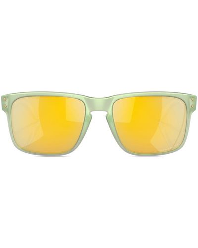 Oakley Sonnenbrille mit eckigem Gestell - Gelb