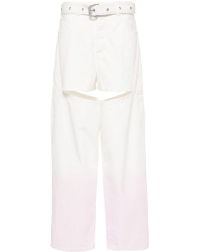 Ssheena Joplin Tapered-Jeans - Weiß