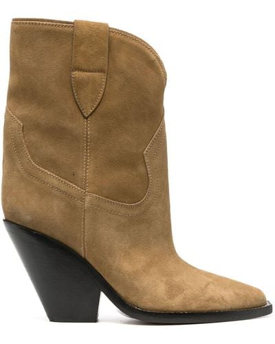 Isabel Marant Leyane High Ankle Boots - Brown