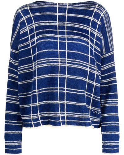 Marni Pullover mit Jacquardmuster - Blau