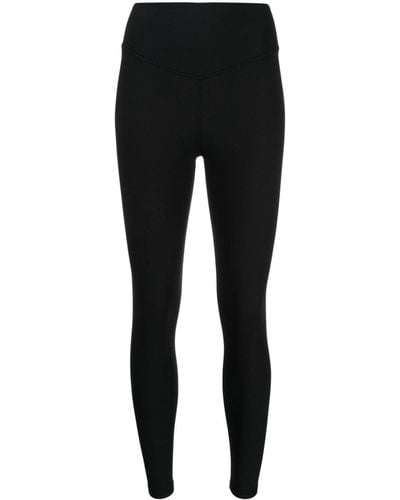 The Upside Logo-print Elasticated-waistband leggings - Black