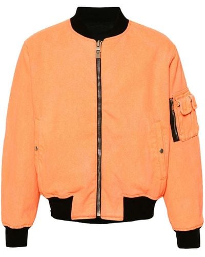 Givenchy Reversible Cotton Bomber Jacket - Orange