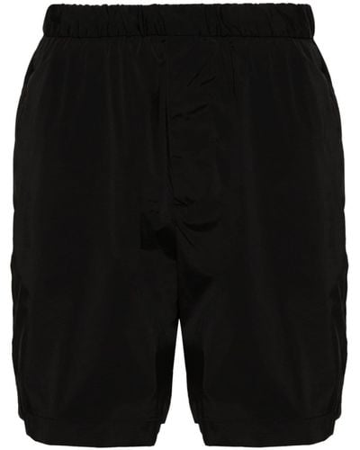 Michael Kors Logo-patch Drawstring Track Shorts - Black