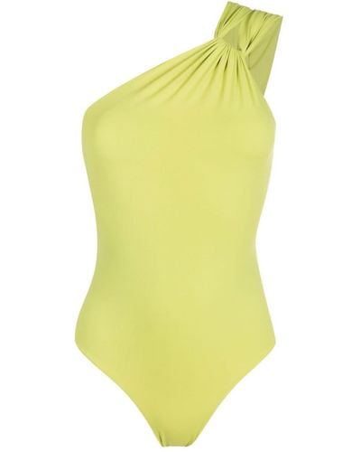 Clube Bossa One-shoulder Swimsuit - Yellow