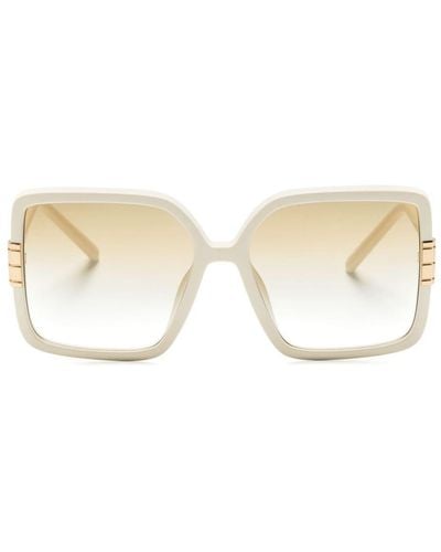 Tory Burch Eleonor Oversize-frame Sunglasses - Natural