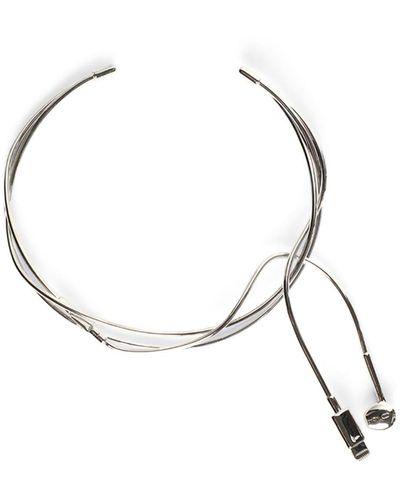 Coperni Headphone Polished-finish Necklace - Metallic