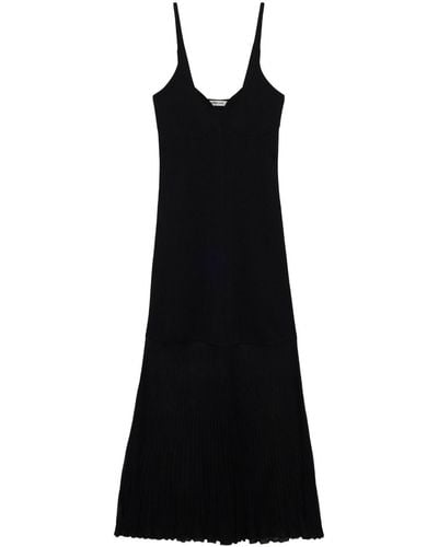 Jonathan Simkhai Stefana Knitted Maxi Dress - Black