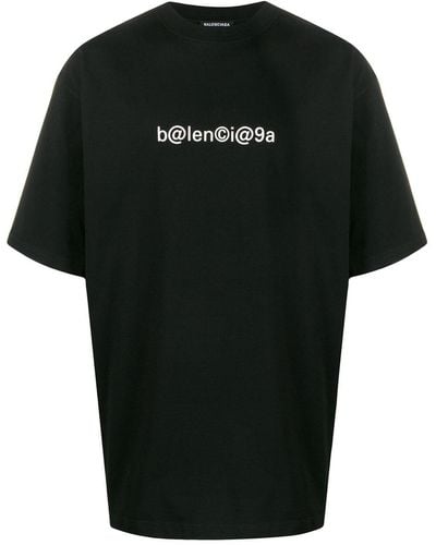 Balenciaga T-shirt con stampa - Nero