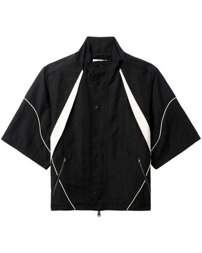 Adererror Two-tone Paneled Jacket - Black