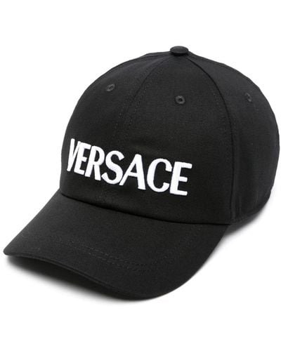 Versace ロゴ キャップ - ブラック