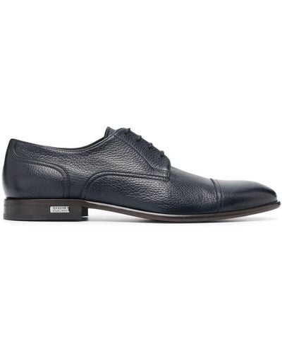 Casadei Anticato Leather Derby Shoes - Grey