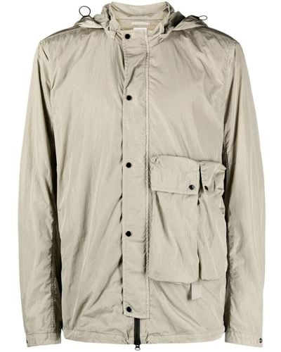 C.P. Company Chrome-r Hooded Jacket - Natural