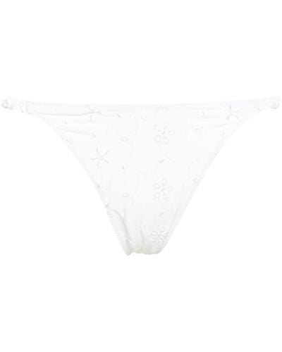 Mc2 Saint Barth Pearlie Bikini Bottom - White