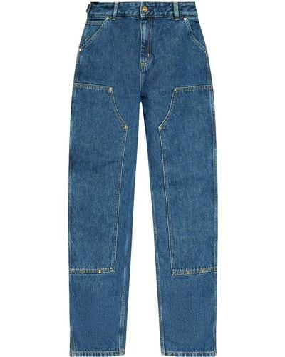 Carhartt Jeans Met Patch - Blauw