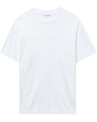 John Elliott Meliertes T-Shirt - Weiß