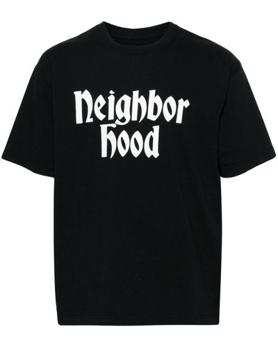 Neighborhood T-shirt à logo imprimé - Noir