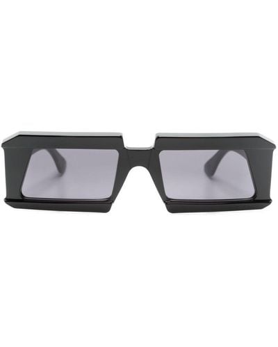 Kuboraum X20 Geometric-frame Sunglasses - Grey