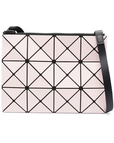 Bao Bao Issey Miyake Lucent Geometric-panelled Shoulder Bag - Pink