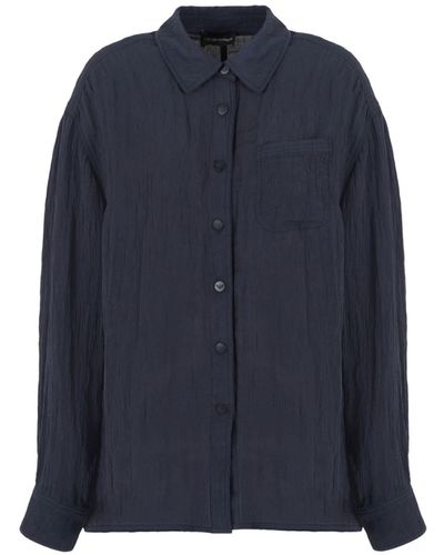 Emporio Armani Button-up Blouse - Blauw