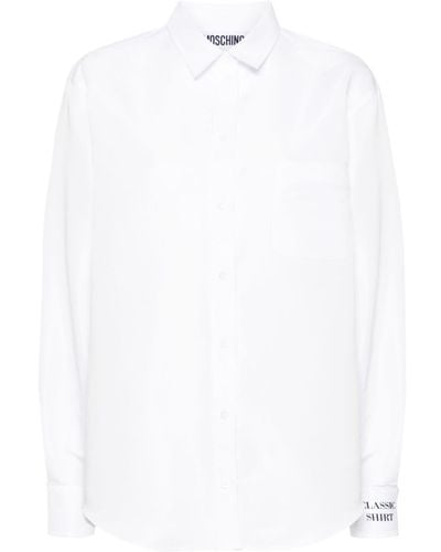 Moschino Shirt With Patch - White