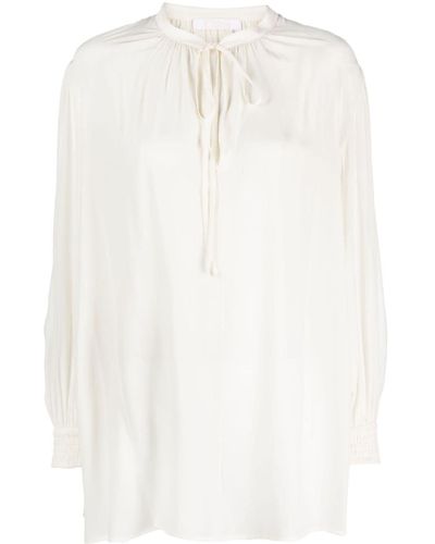 Chloé Klassische Bluse - Weiß