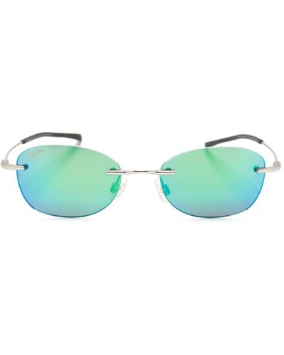 Maui Jim Sonnenbrille mit verspiegelten Gläsern - Grün