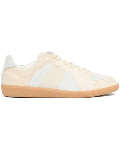 Maison Margiela Replica Inside Out Leather Trainers - White