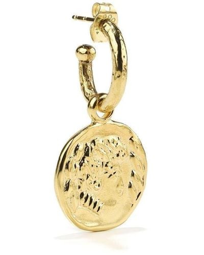 Goossens Carthage Medallion-pendant Earring - Metallic