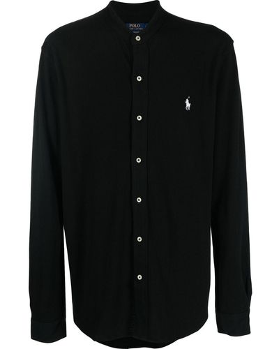 Polo Ralph Lauren エンブロイダリー ニットシャツ - ブラック