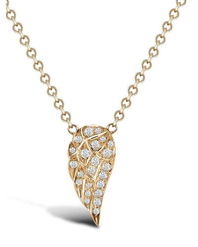 Pragnell 18kt Rose Gold Brilliant Cut Diamond Tiara Pendant - Pink