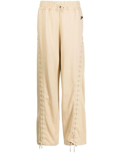 Jean Paul Gaultier Lace-up Track Trousers - Natural