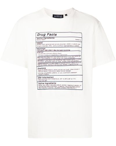 Mostly Heard Rarely Seen T-shirt en coton à imprimé graphique - Blanc