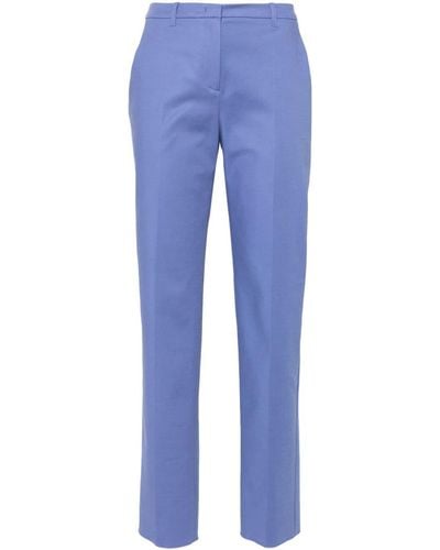 Emporio Armani Tailored Slim-fit Trousers - Blue