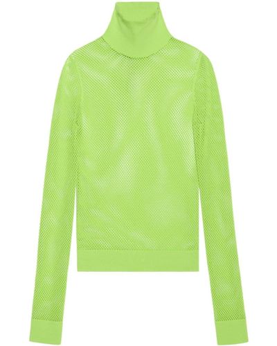 Balenciaga Pullover mit Rollkragen - Grün