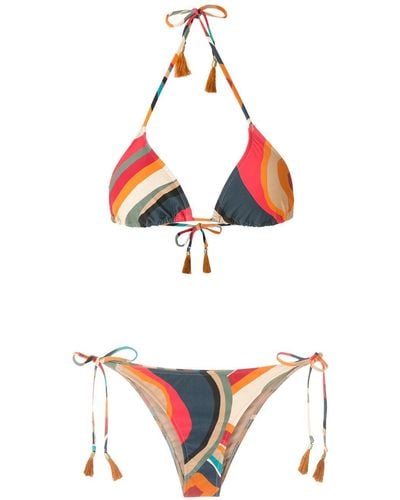 Lygia & Nanny Set bikini Maya con stampa - Multicolore